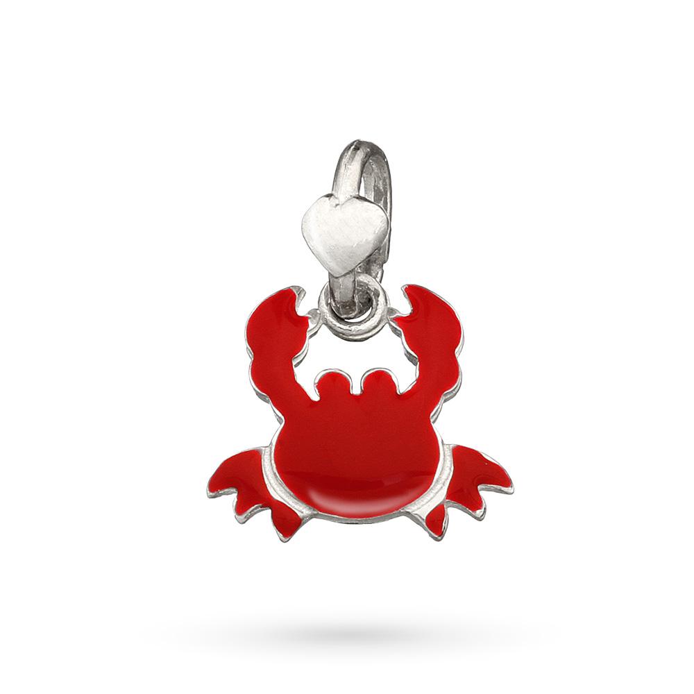 Red Crab pendant Dodo Mariani in silver - DODO MARIANI