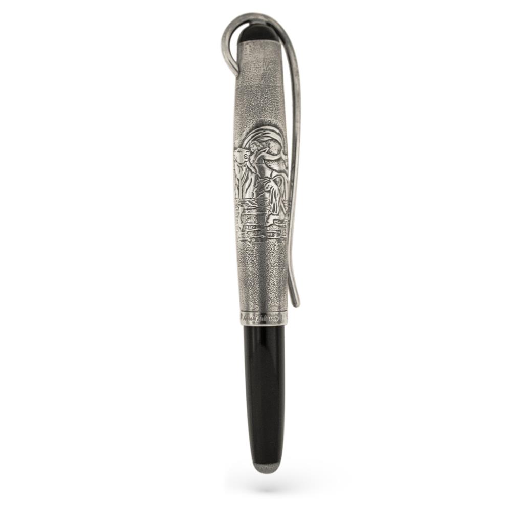 Penna stilografica da collezione corno argento Edizione Limitata - FERRARI DA VARESE