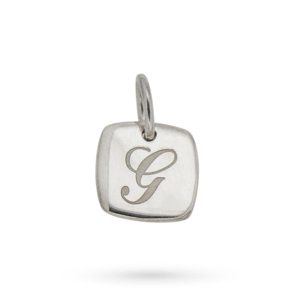 Sterling silver 925 pendant with engraved letter G - ORO TREND
