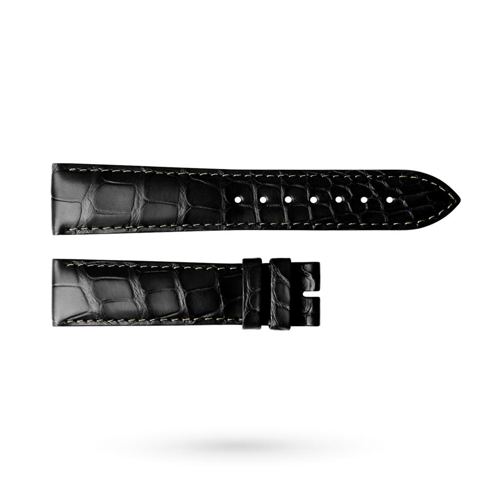 Cinturino originale Longines alligatore nero 20-18mm - LONGINES