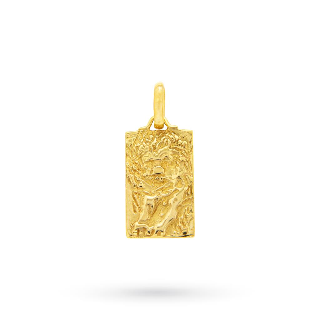 Ciondolo simbolo zodiacale LEONE oro giallo 18kt - LUSSO ITALIANO