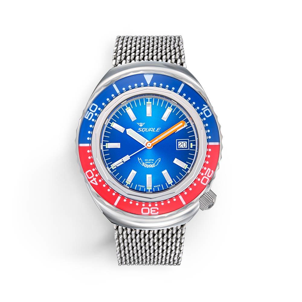 Squale 2002 Blue-Red 2002.SS.BLR.BL.ME22 44,00 mm - SQUALE