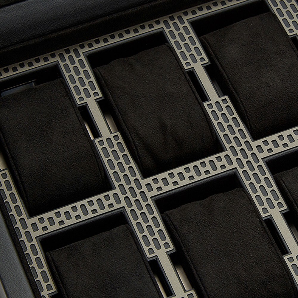  Scatola porta orologi da 8 pezzi - Verniciatura a polvere - WOLF