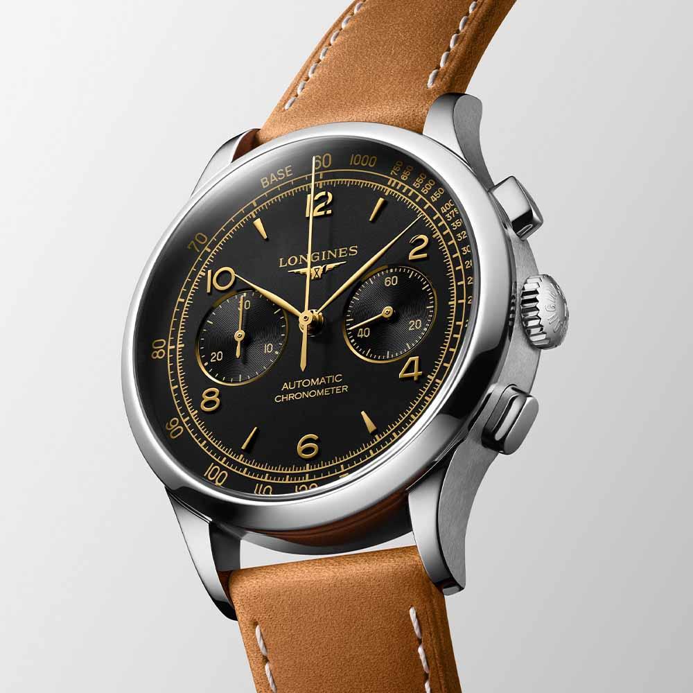  Longines Record L2.921.4.56.2 Automatic 40.00 mm - LONGINES