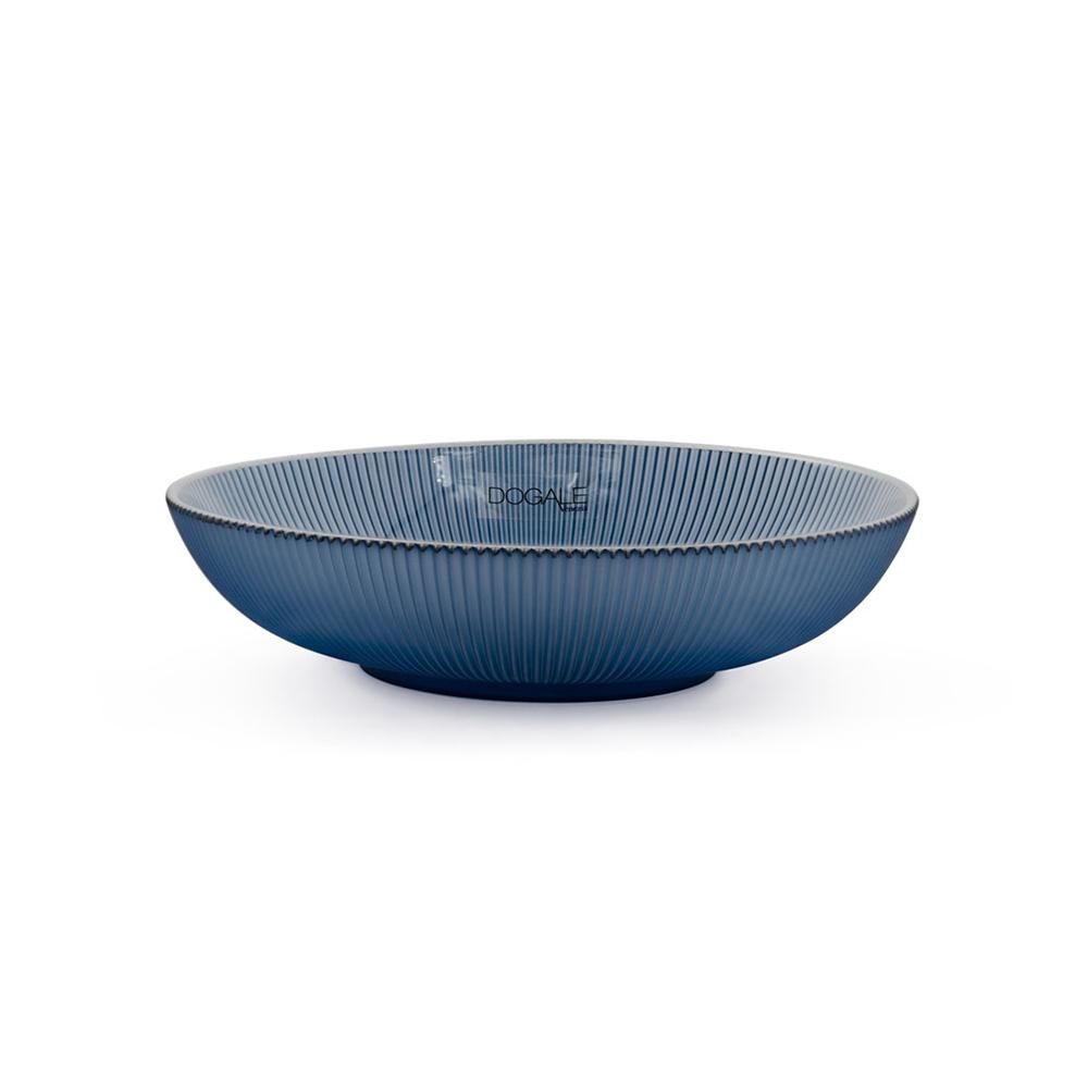 Dogale silver blue glass bowl Ø 18cm - DOGALE