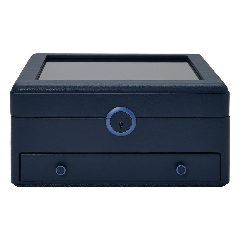  Scatola porta orologi - Blu notte - WOLF