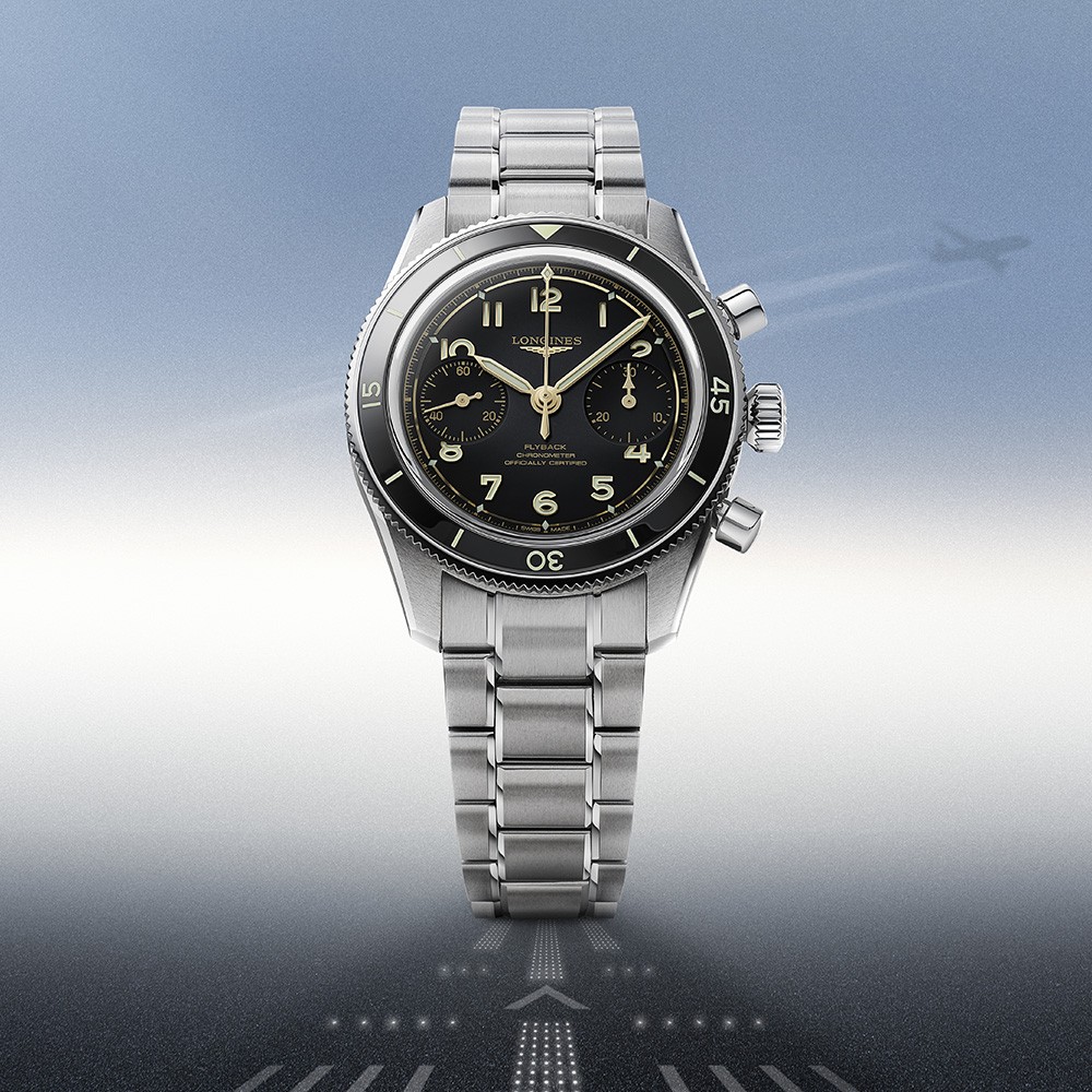 Longines Spirit Pilot Flyback L3.721.4.53.6 Automatico 39,50 mm - LONGINES