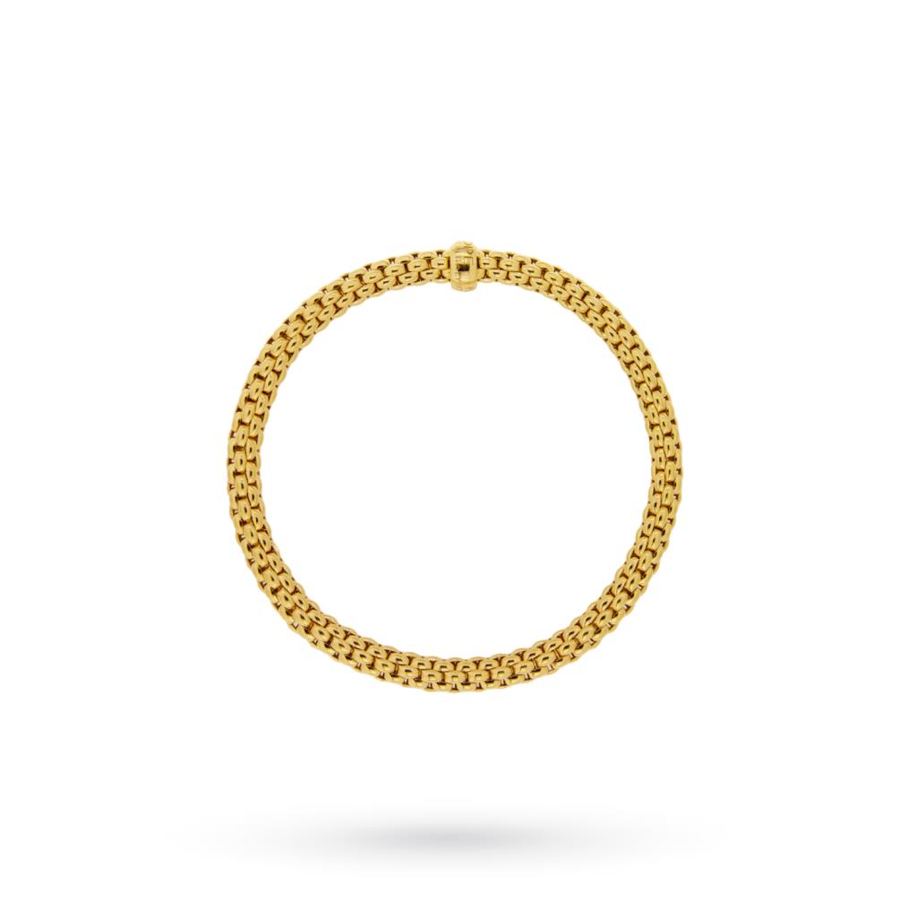 Yellow gold bracelet | Flexit Line | Fope - FOPE