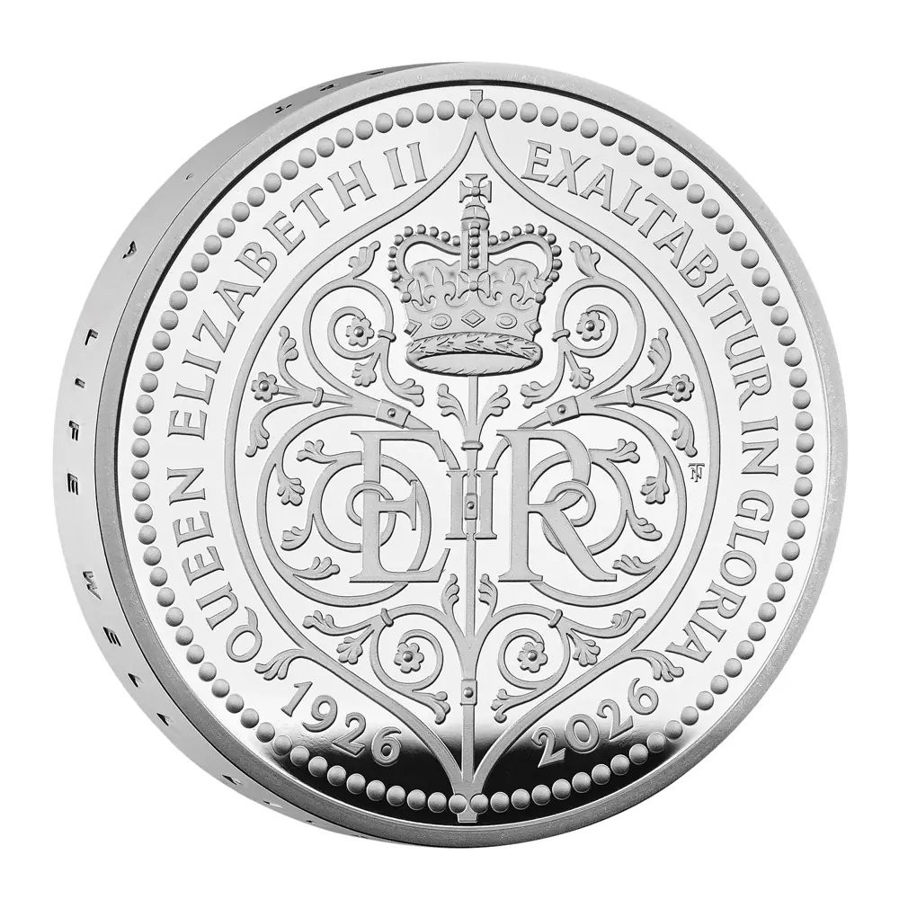 100th Anniversary Birth Queen Elizabeth II Silver Coin - THE ROYAL MINT
