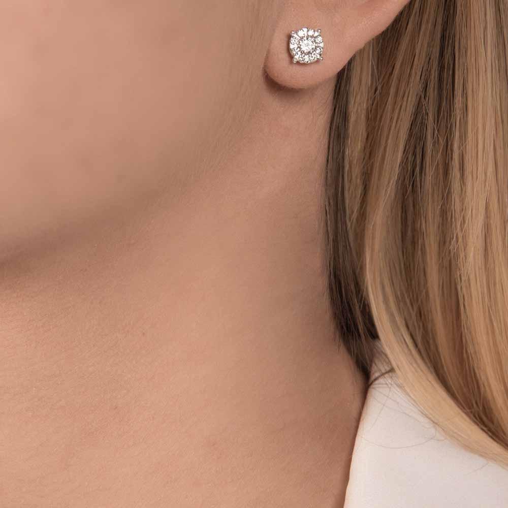  Orecchini oro bianco diamante multipietra 0,90ct Mirco Visconti - MIRCO VISCONTI