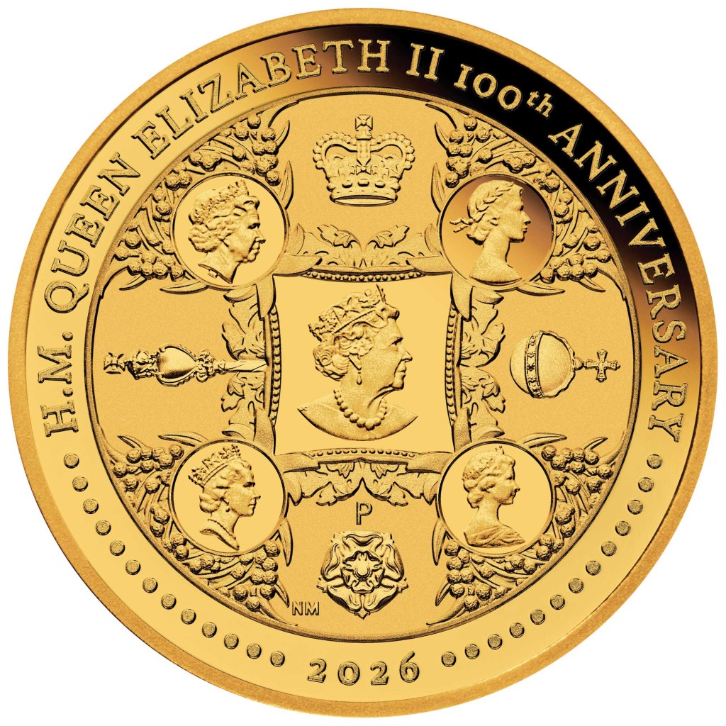 100th Anniversary Queen Elizabeth II, Gold Coin - THE PERTH MINT