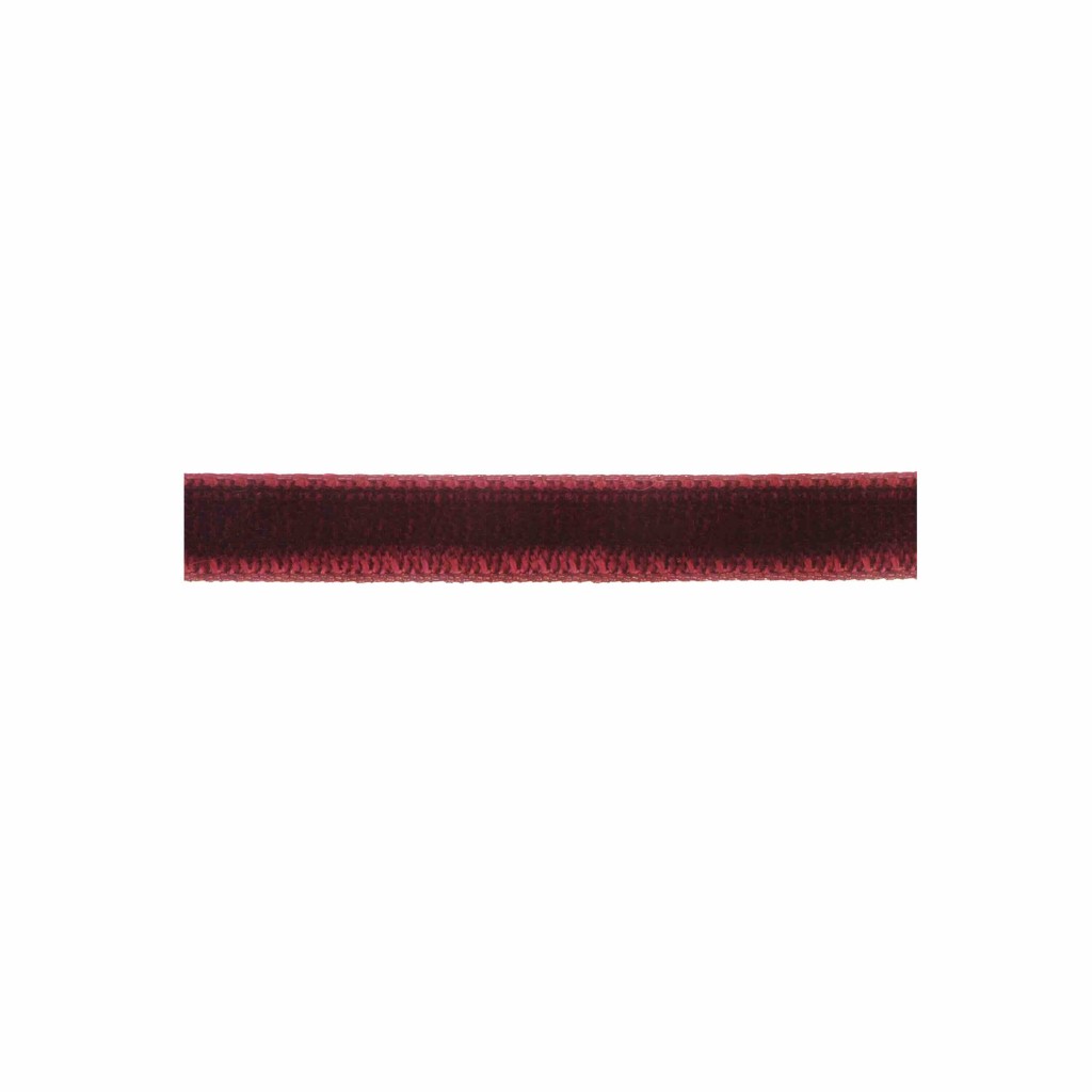 Girocollo in Velluto 9mm Bordeaux – Lunghezza 110cm