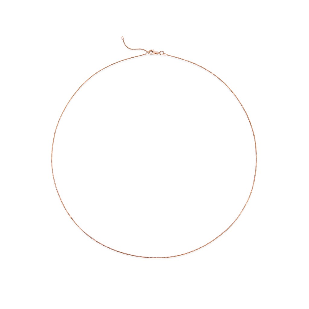 collana sottile lebebe in oro rosa