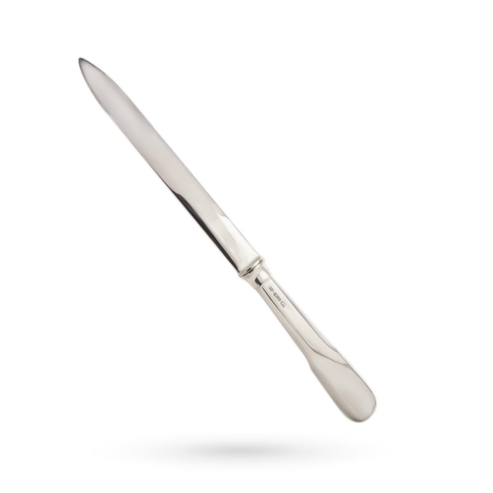 Tagliacarte ufficio argento 925 modello cardinale - GREGGIO