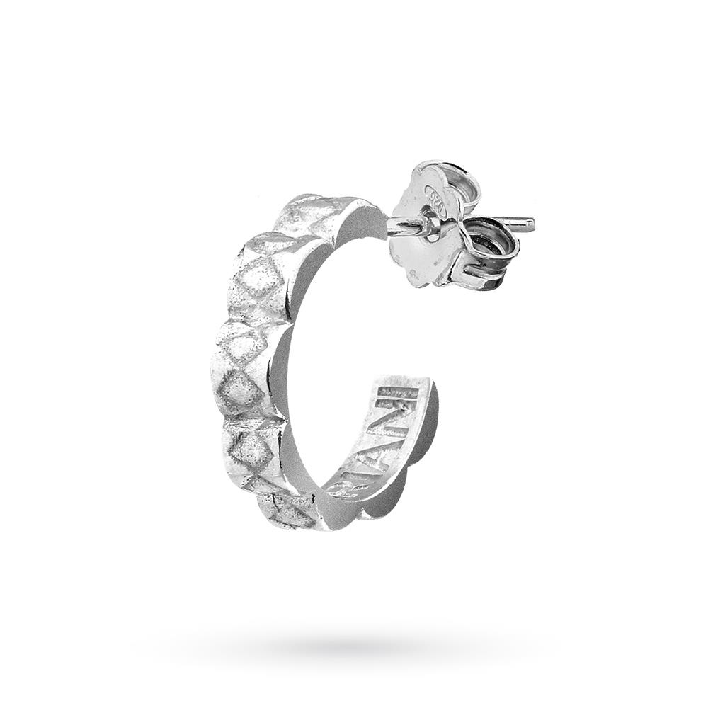 Orecchino singolo pigne argento 1cm Dodo Mariani E2302 - DODO MARIANI