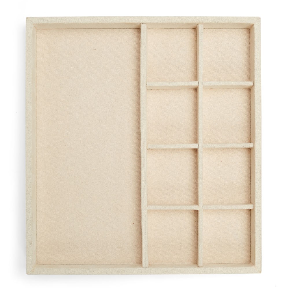  Inserto per vassoio multiscomparto per orecchini - Beige - WOLF