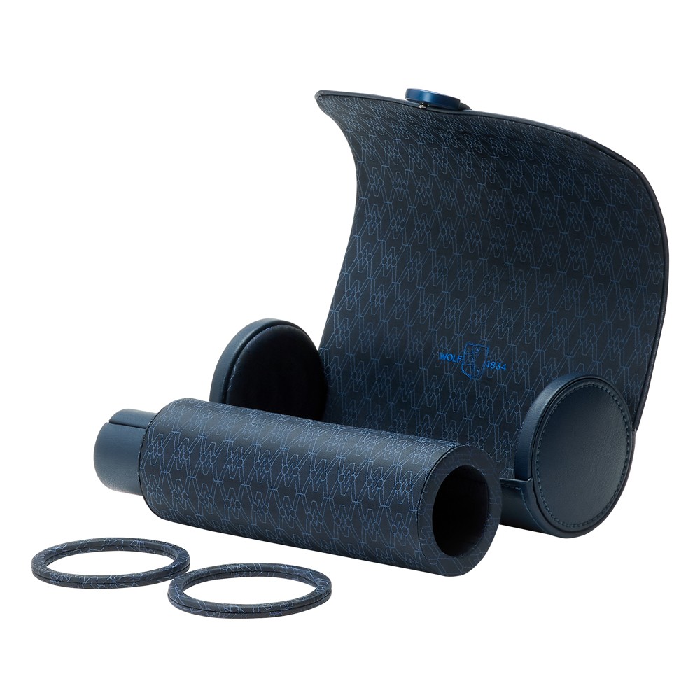  Rotolo per orologi triplo - Blu notte - WOLF
