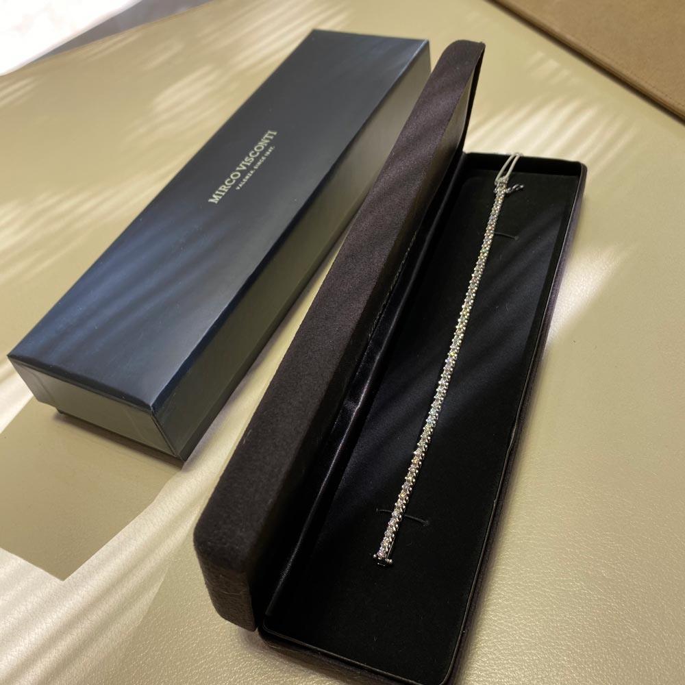  White gold diamond tennis bracelet 1,40ct G VS Mirco Visconti - MIRCO VISCONTI