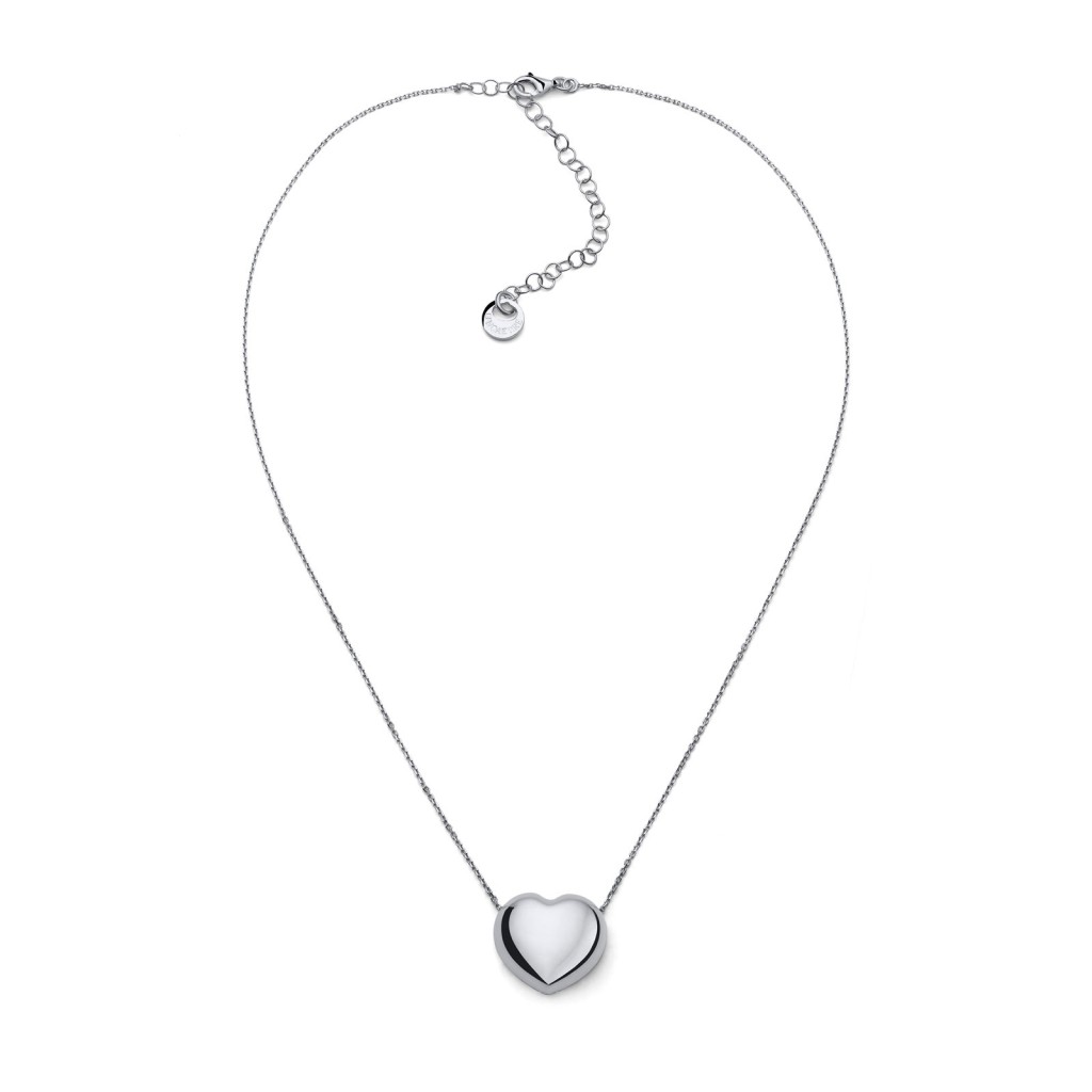 Collana Unoaerre 6627 in argento con cuore - UNOAERRE