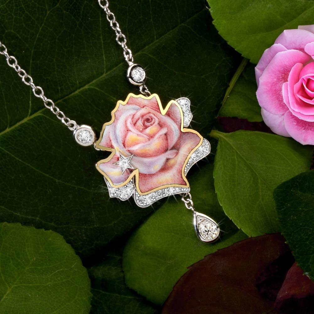 Collana Girocollo Teaaha A Forma Di Fiore – Rosa Nera In Tessuto, Lunga 155 Cm, Multifunzione (collo, Polso, Capelli), Regalo Donna
