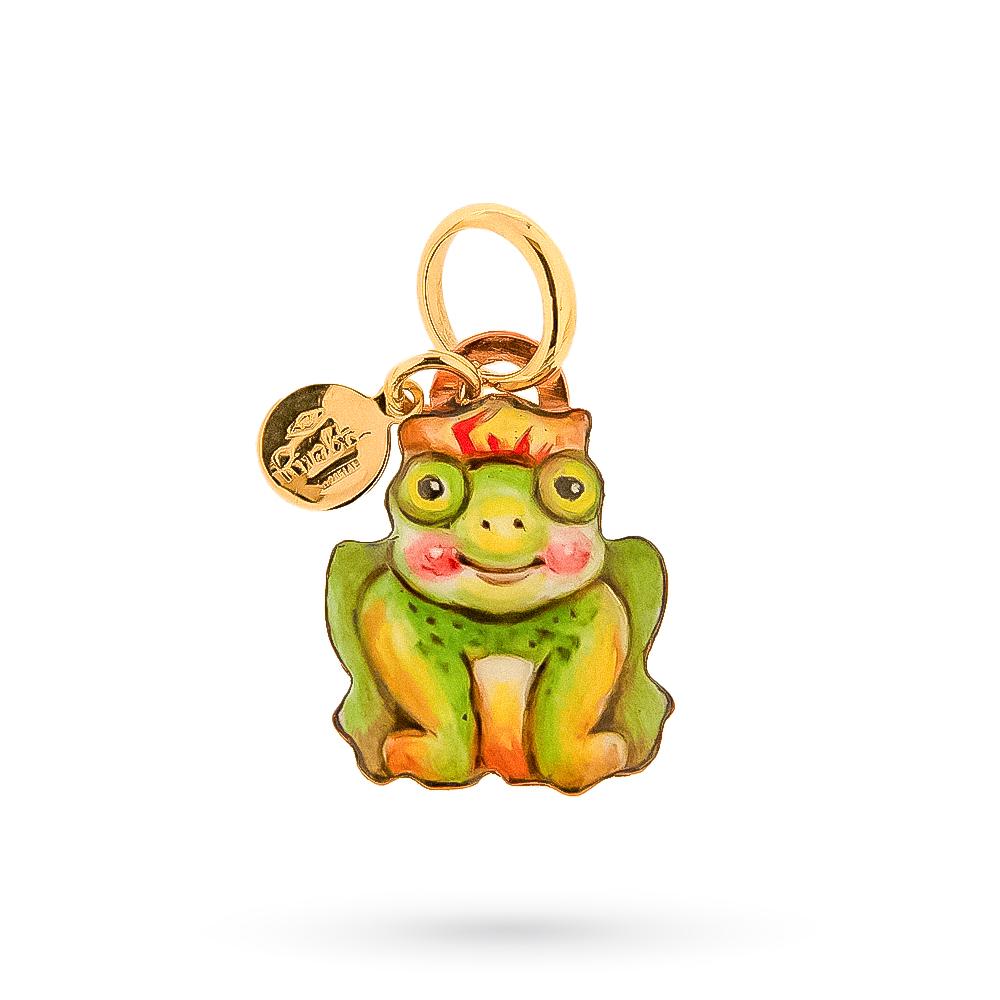 Gabriella Rivalta frog pendant copper gold enamelled - GABRIELLA RIVALTA