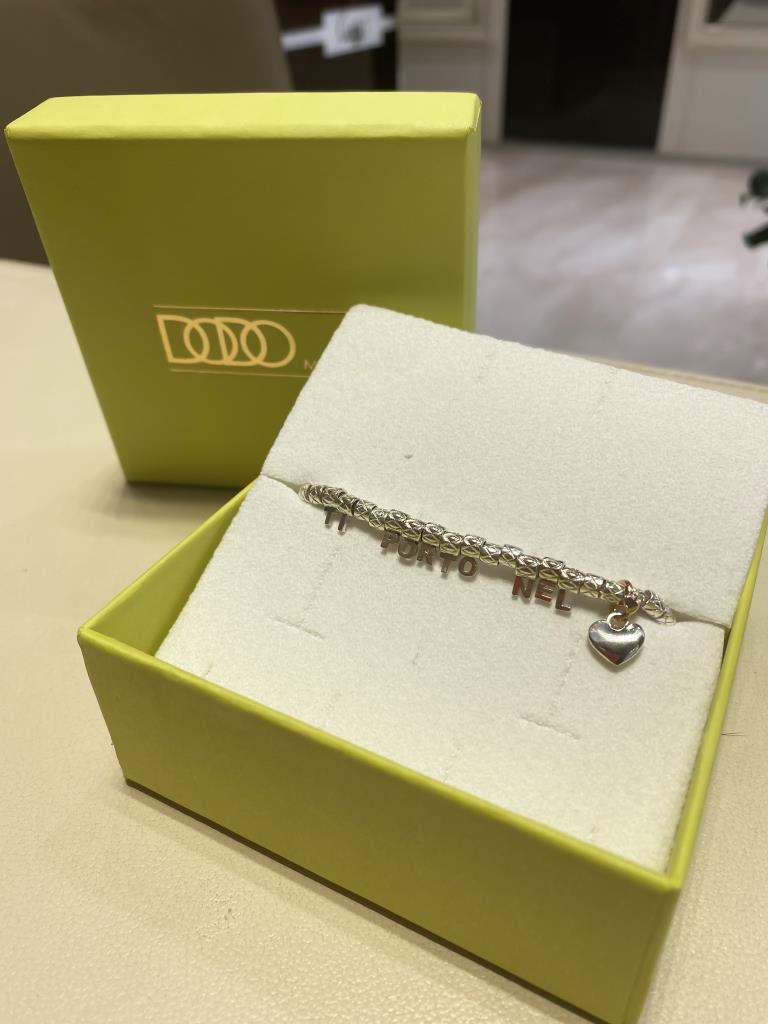  Bracciale Dodo Mariani Pigne small 18cm Ti porto nel Cuore - DODO MARIANI