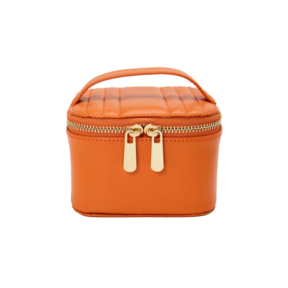  Wolf Zip Jewellery Cube - Tangerine - WOLF