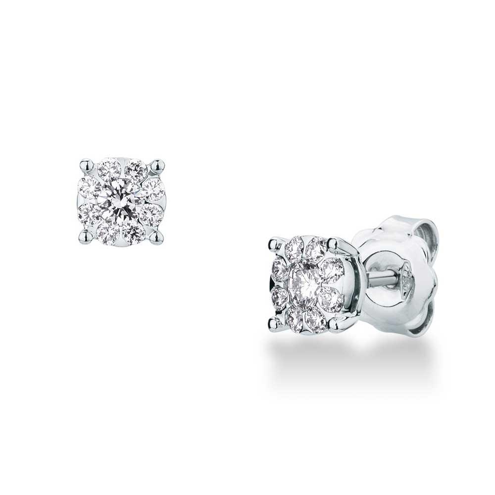 Orecchini oro bianco diamante multipietra 0,68ct Mirco Visconti - MIRCO VISCONTI