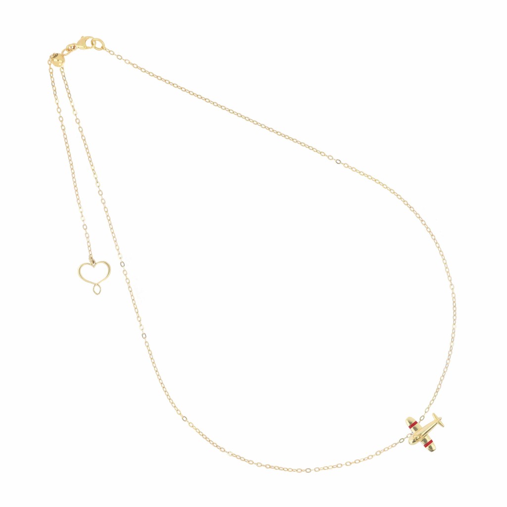 Maman et Sophie GHVIAAEGI Travel Necklace in 925 Silver Gold Plated - MAMAN ET SOPHIE