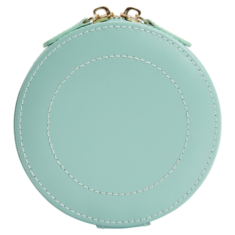  Wolf Round Zip Jewellery Case - Jade - WOLF