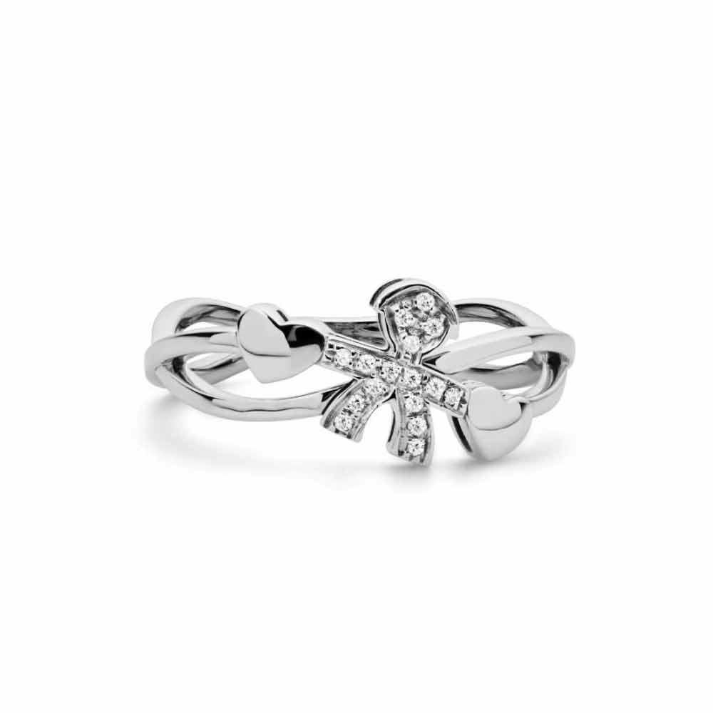  Anello leBebe LBB125-12 I preziosi bimbo diamanti 0,07ct misura 12 - LE BEBE
