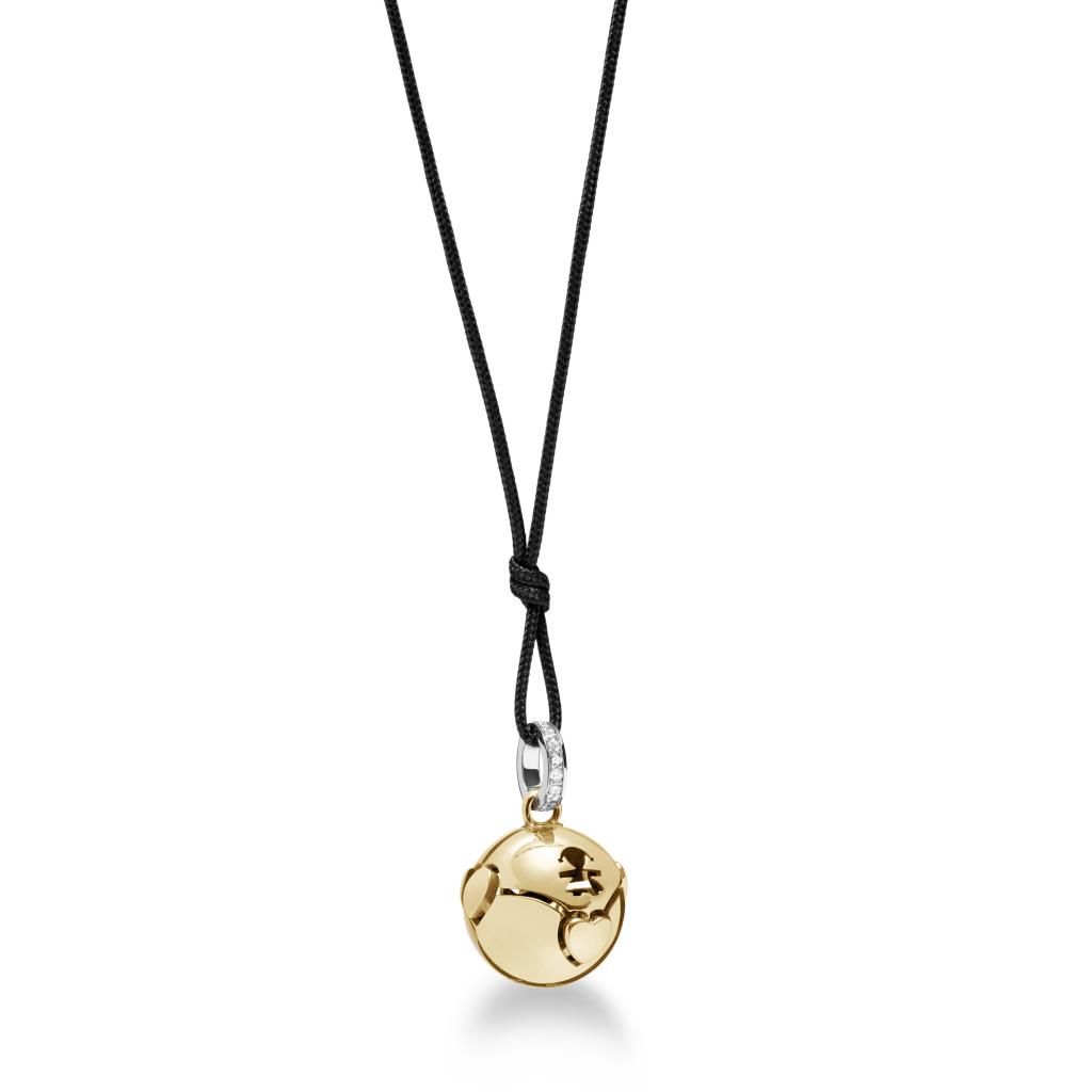 leBebe SNM030 SuonAmore pendant in 9kt gold and diamonds - LE BEBE