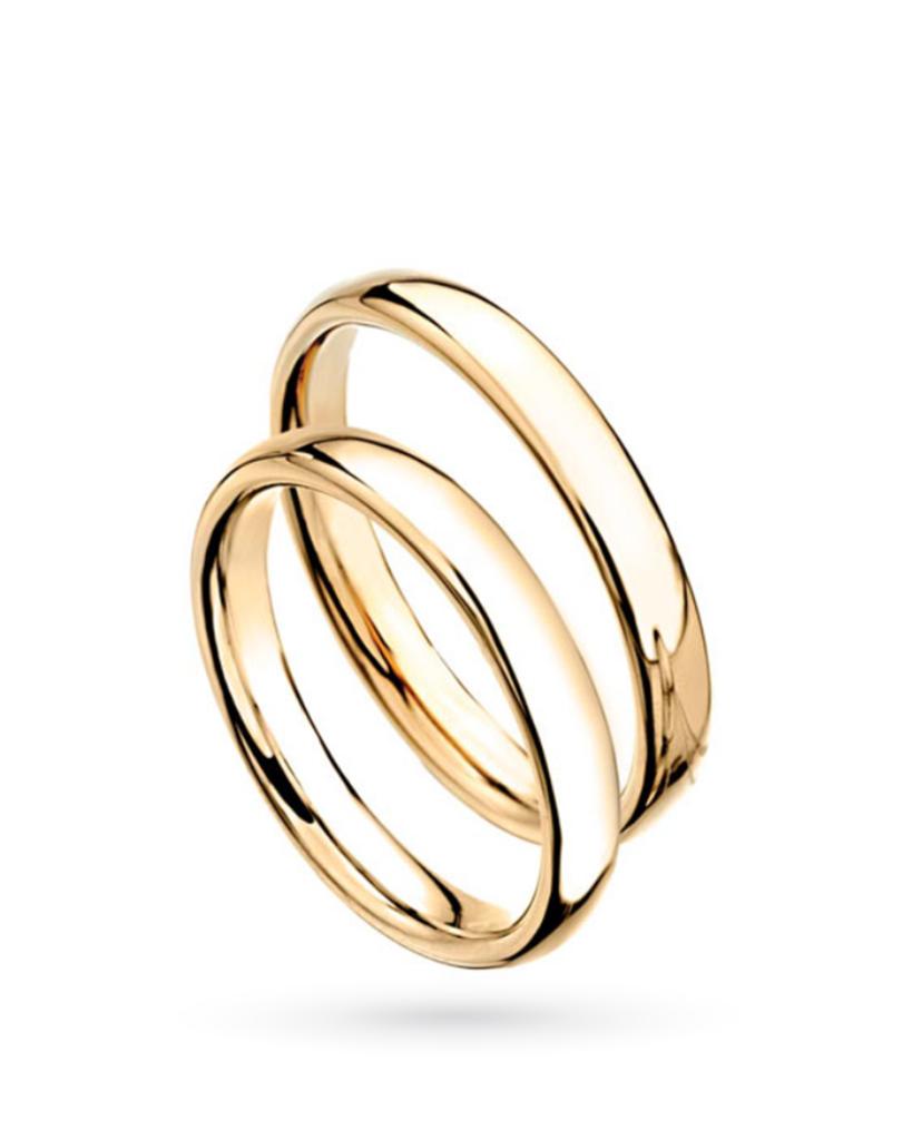  18kt gold wedding band Lenval Comfort S size 18-32 - LENVAL