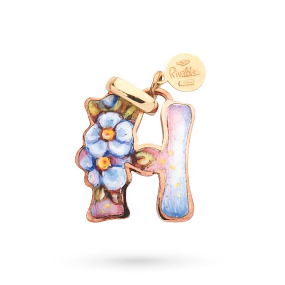 Ciondolo Iniziale H Gabriella Rivalta Non ti scordar di me - GABRIELLA RIVALTA