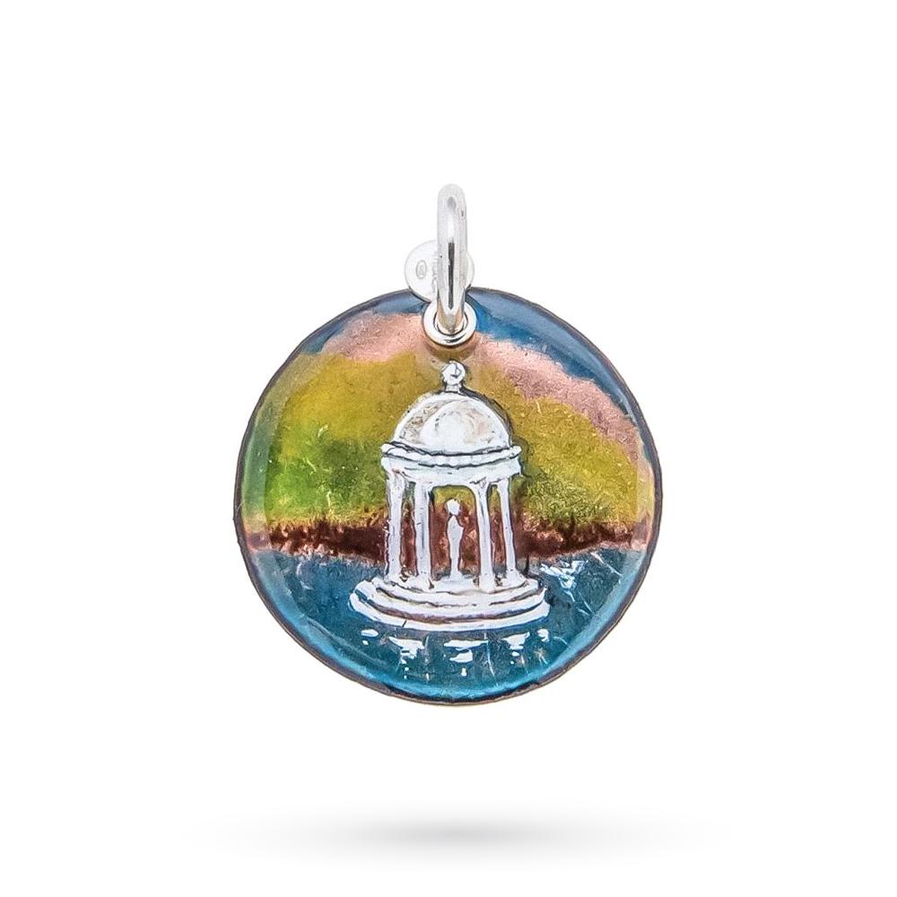 Ciondolo Gabriella Rivalta Tempio Diana Pegli rame argento - GABRIELLA RIVALTA