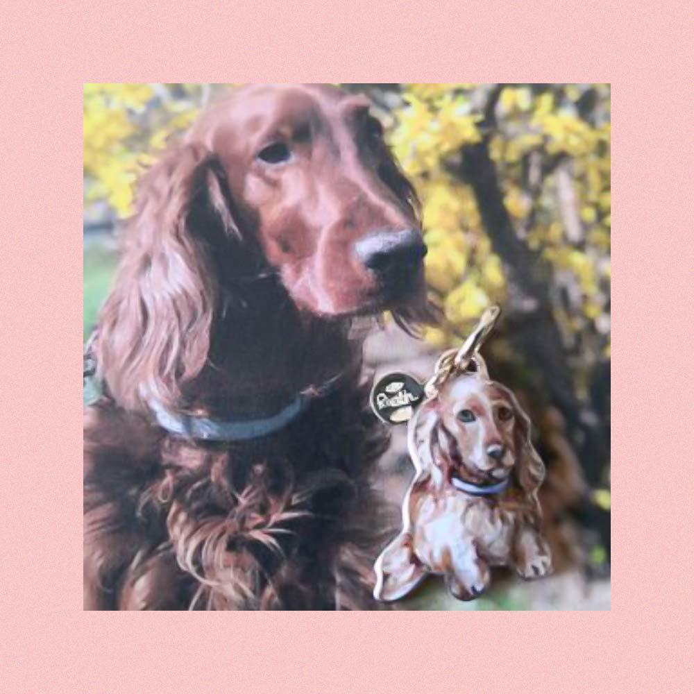  Ciondolo personalizzato animale domestico smalto a mano - GABRIELLA RIVALTA