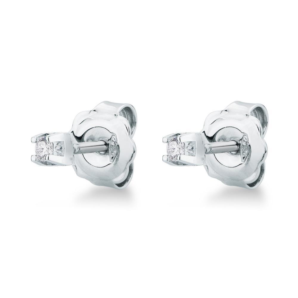  Solitaire diamond stud earrings square 0,09ct Mirco Visconti - MIRCO VISCONTI