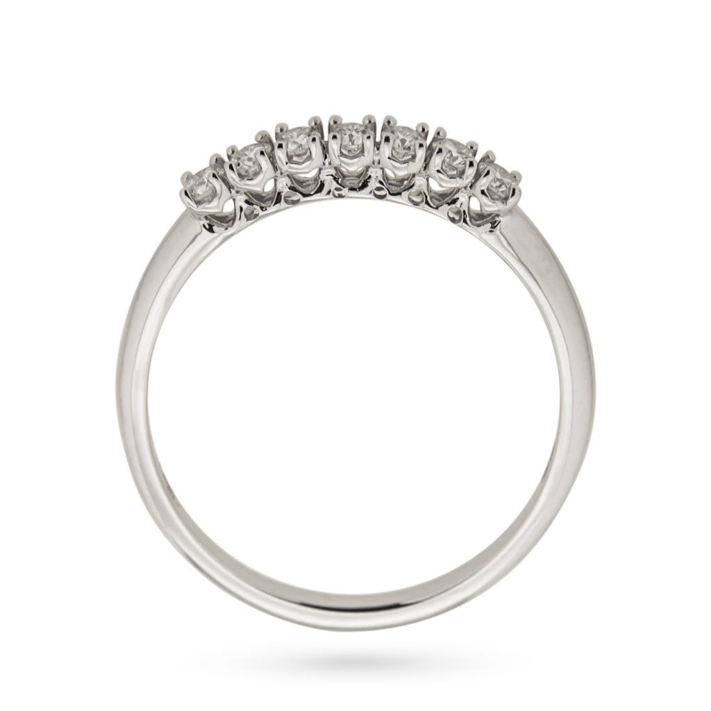  Anello riviera oro bianco 7 diamanti 0,20ct Mirco Visconti - MIRCO VISCONTI