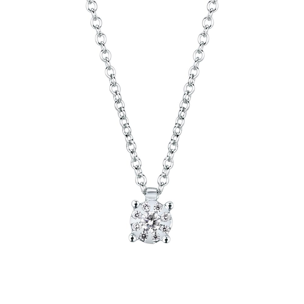  Necklace multistone solitaire diamonds 0,06ct Mirco Visconti - MIRCO VISCONTI