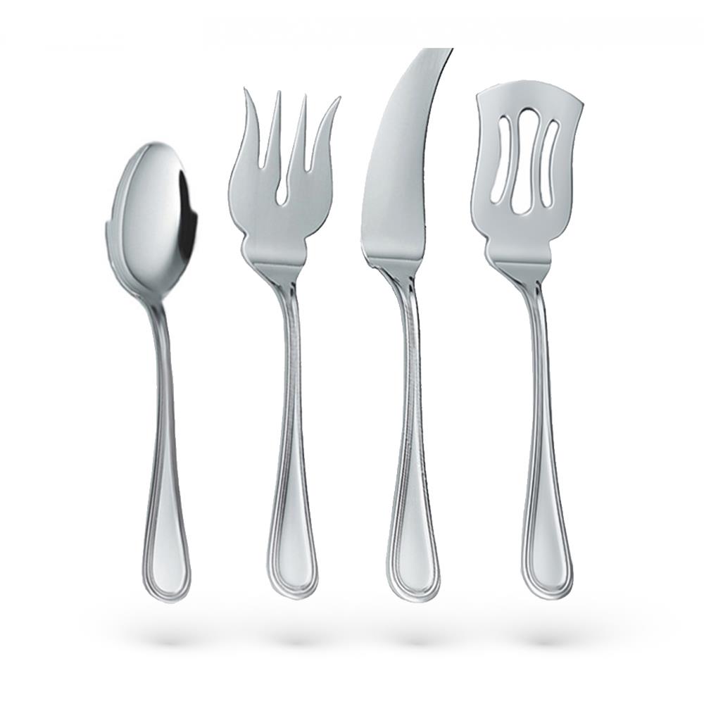 Starter cutlery set 4pcs Zaramella 800 silver  - ZARAMELLA