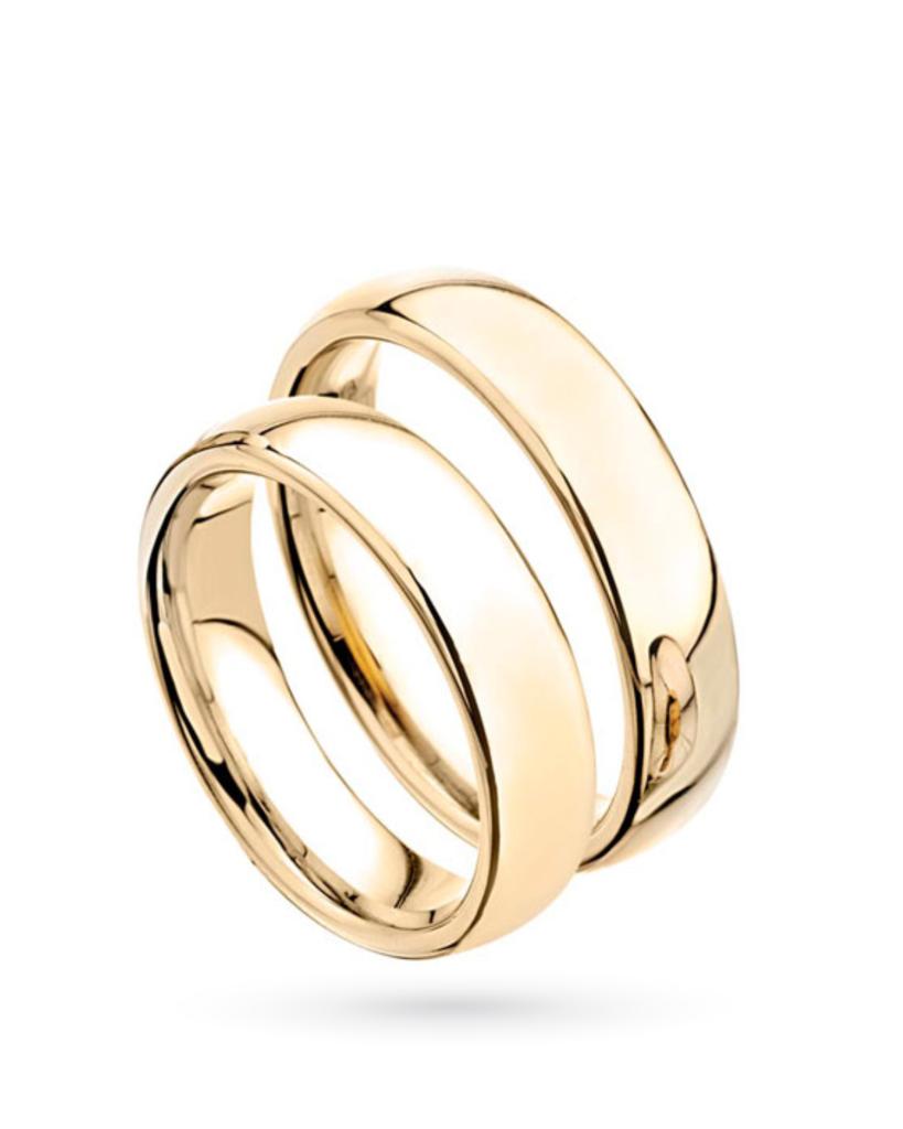  18kt gold wedding band Lenval Comfort L size 7-17 - LENVAL