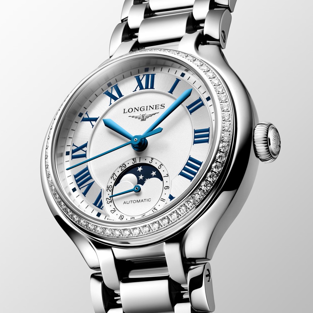  Longines PrimaLuna Moonphase L8.126.0.71.6 Automatic 34 mm - LONGINES