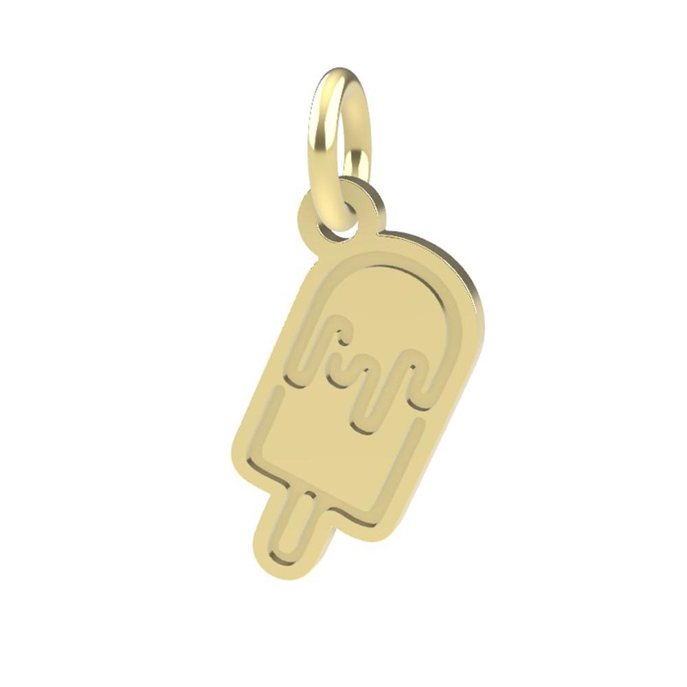 Ciondolo a forma di Ghiacciolo oro giallo 18kt Dedie - DEDIE