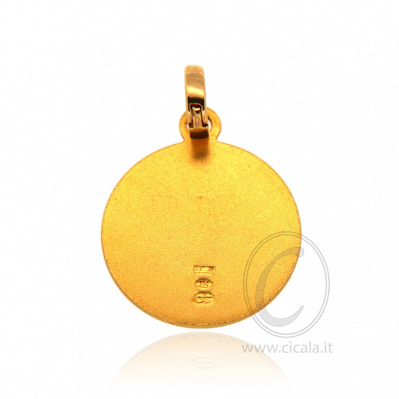  Medaglia dell'amore da uomo in oro giallo - UNOAERRE