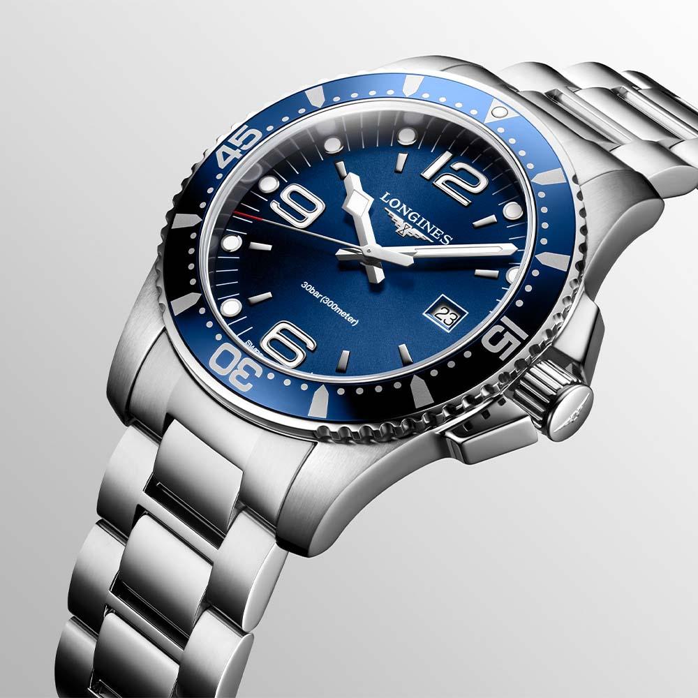  Longines Hydroconquest L3.840.4.96.6 Al Quarzo 44 mm - LONGINES
