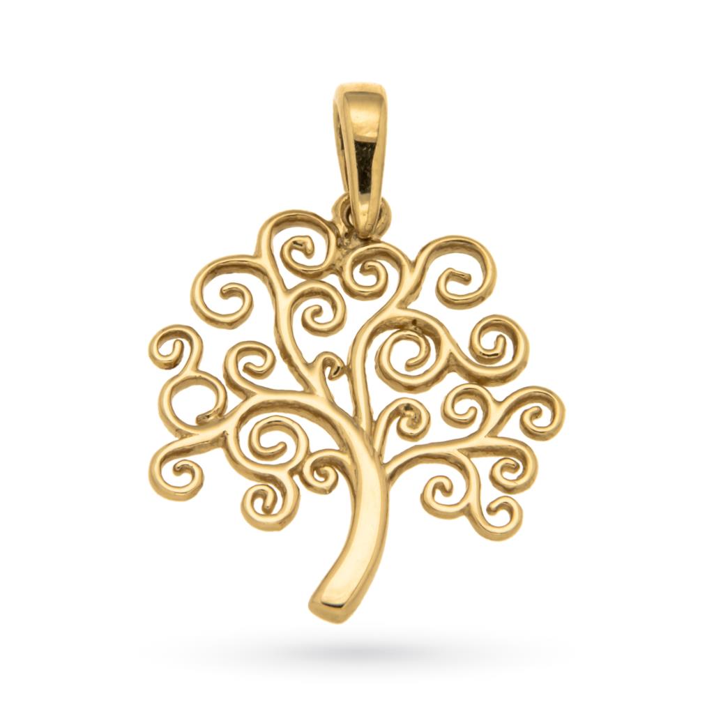 Ciondolo albero della vita in oro giallo - LUSSO ITALIANO