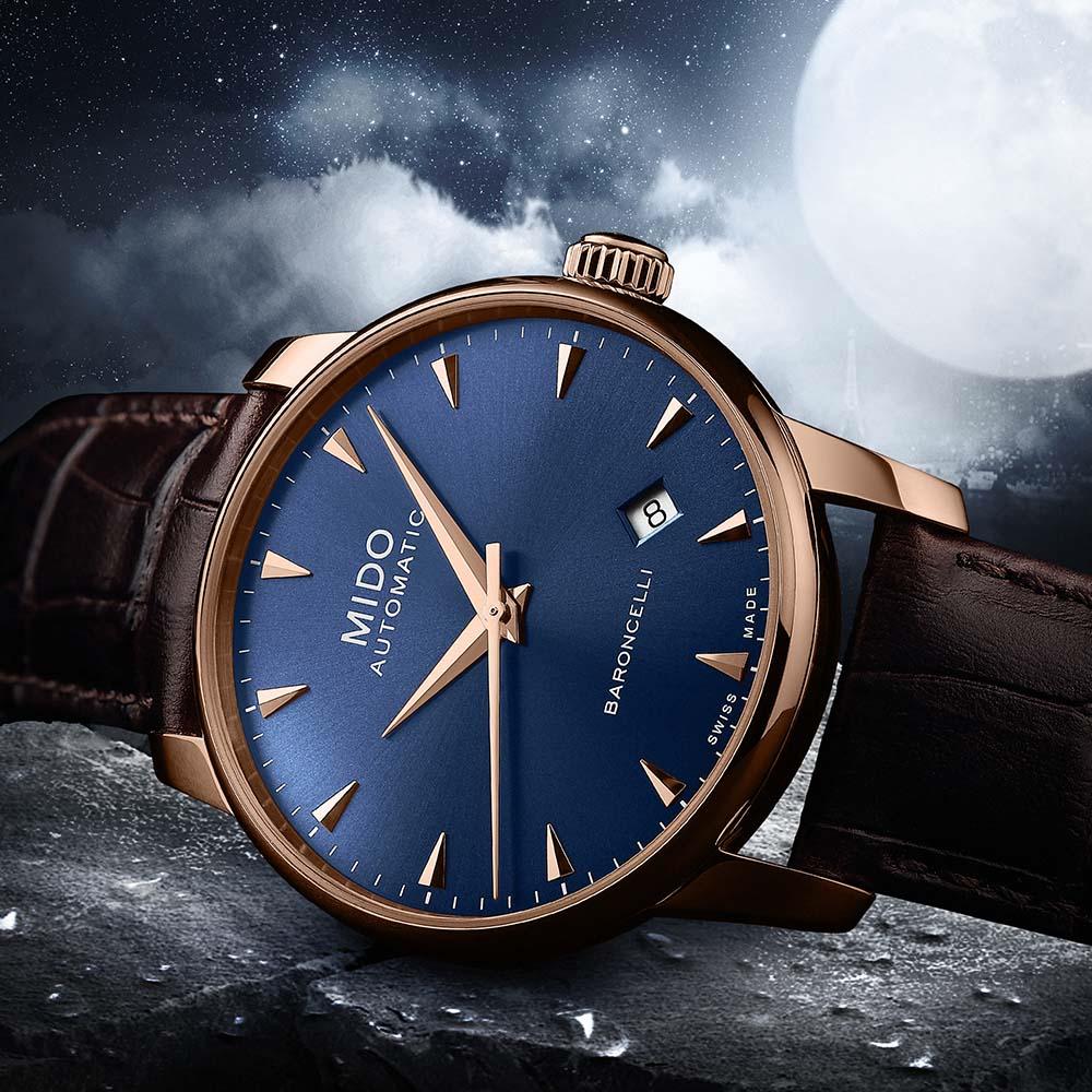  Mido Baroncelli M8600.3.15.8 38 mm - MIDO