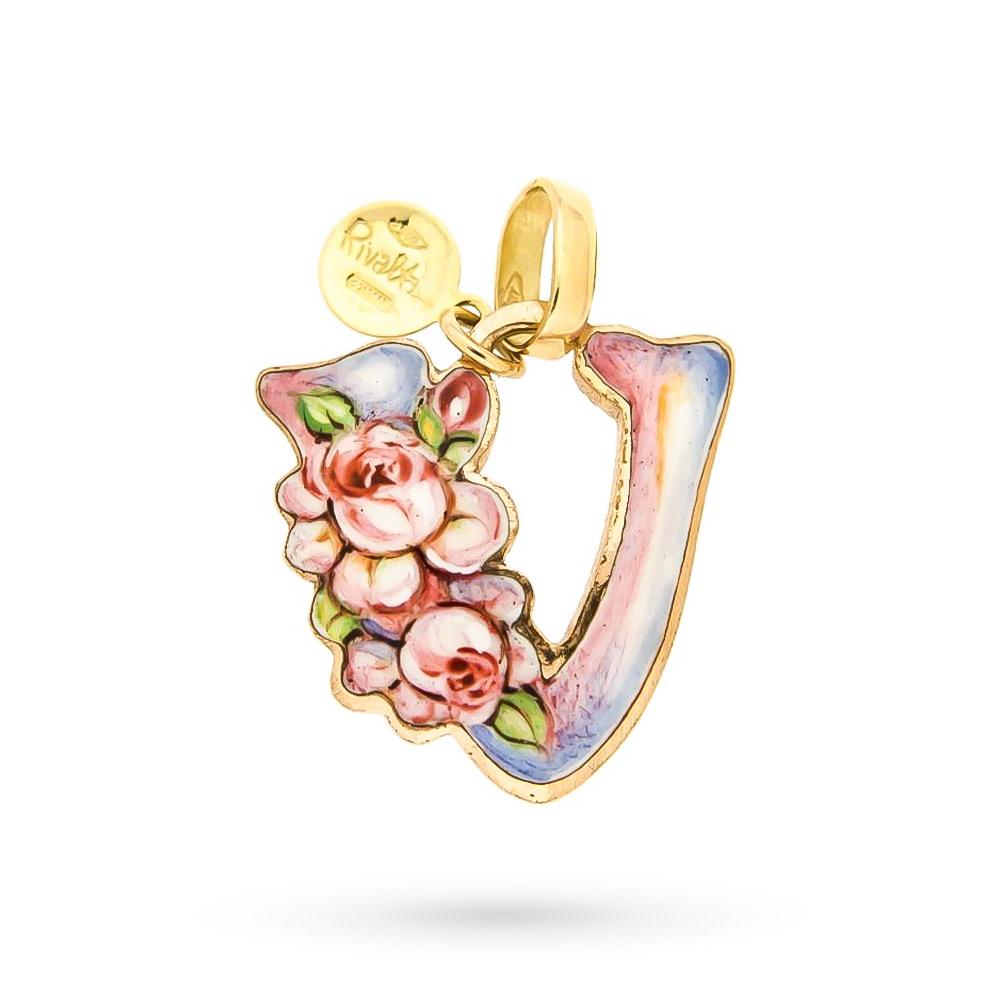 Ciondolo Iniziale V Gabriella Rivalta Roselline - GABRIELLA RIVALTA