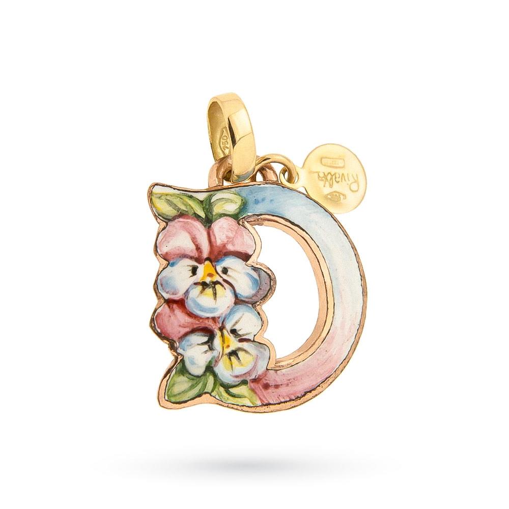 Ciondolo Iniziale D Gabriella Rivalta Violette - GABRIELLA RIVALTA