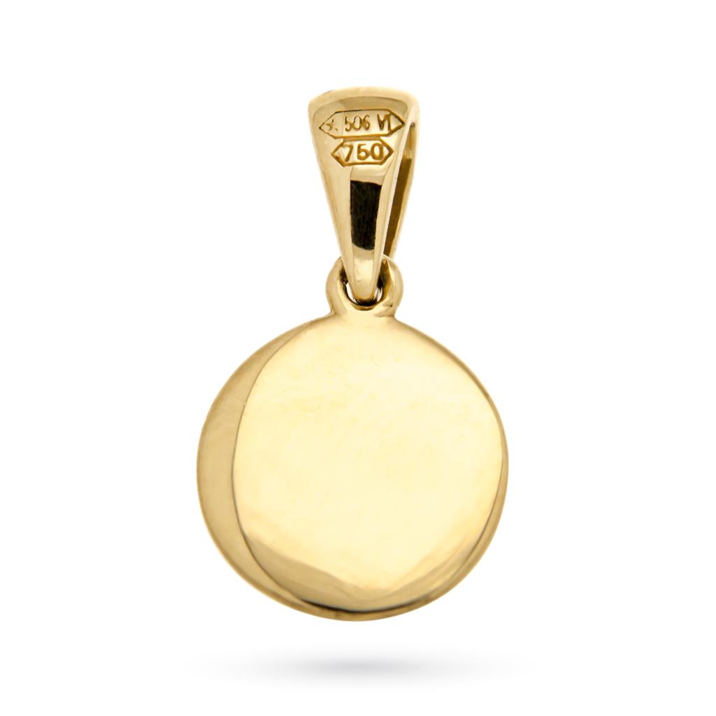  Ciondolo pallone da calcio in oro giallo 18kt - LUSSO ITALIANO